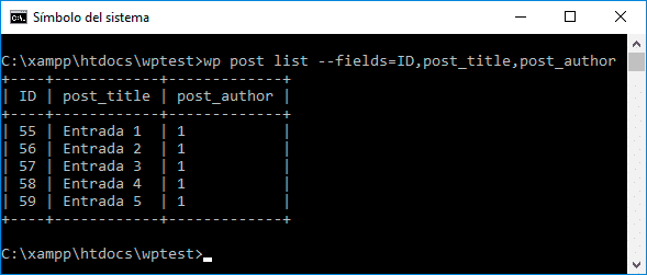 wp post list fields