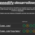 Monitoriza el rendimiento de tu sitio con Speedlify