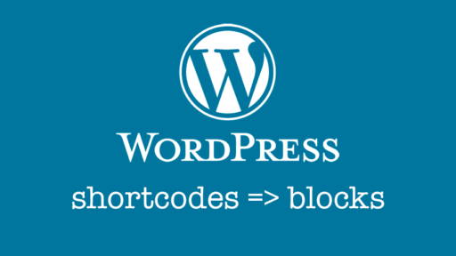 shortcodes to blocks